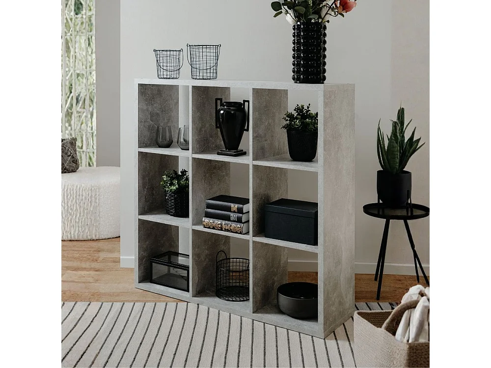 Libreria cubi divisorio Max9 colore beton