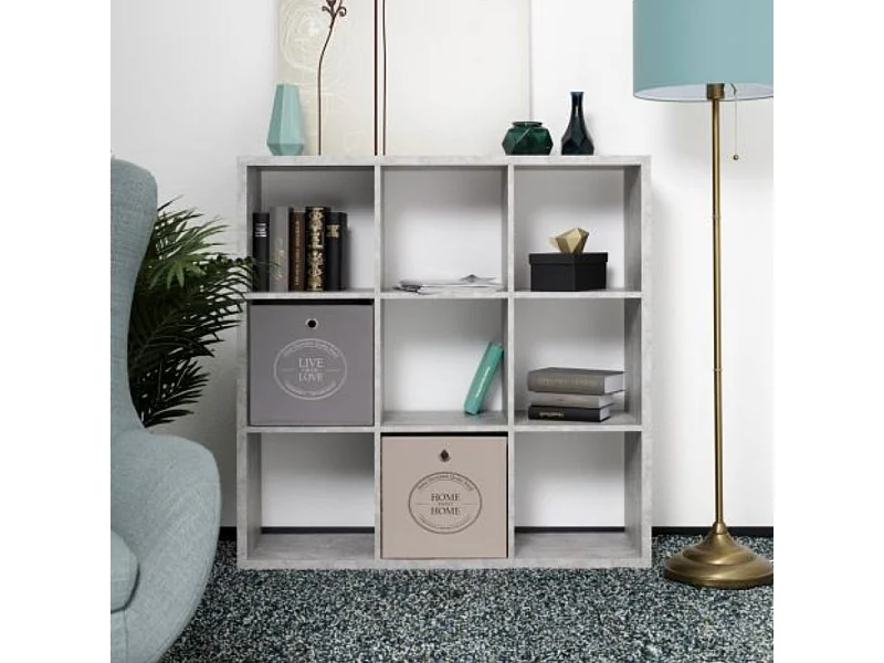 Libreria cubi divisorio Max9 colore beton