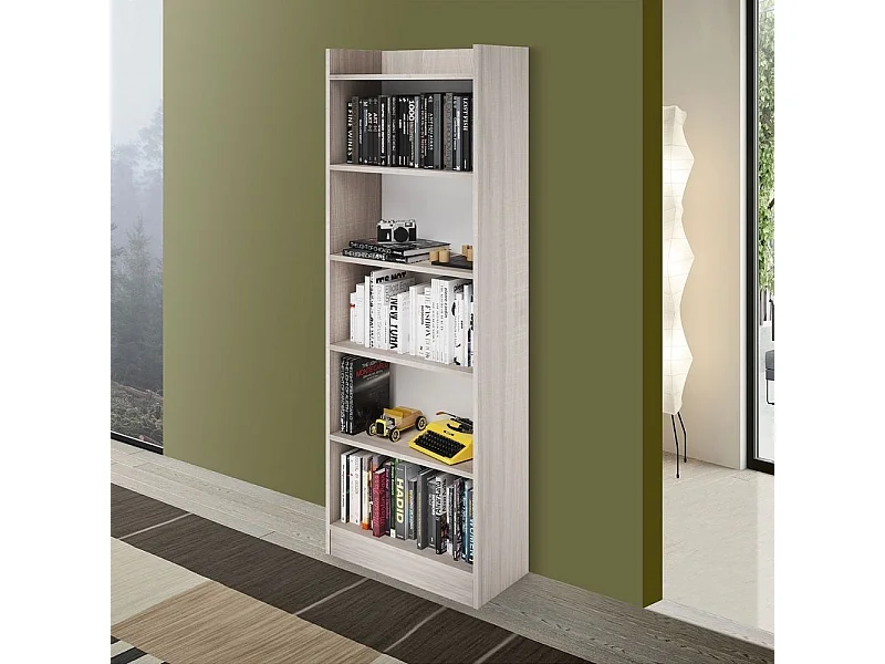 Libreria 5 ripiani Alessia colore olmo