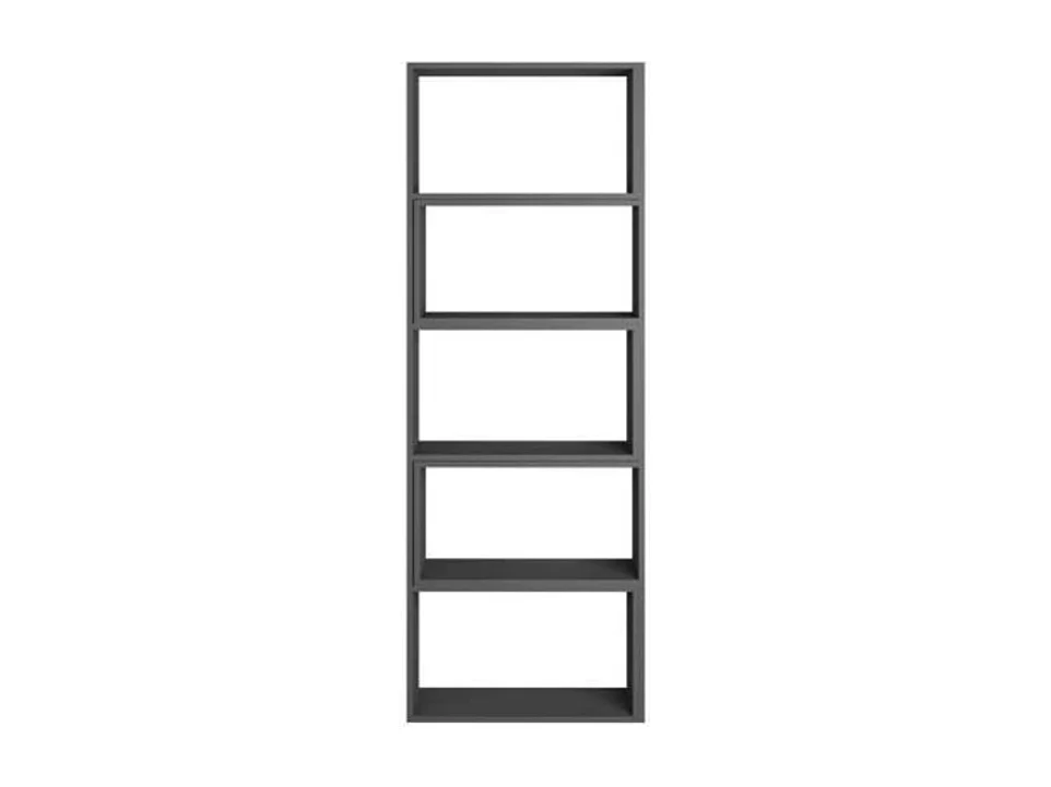 Libreria estensibile angolare Wish 72x22x200h colore antracite