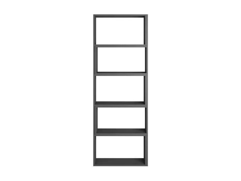 Libreria estensibile angolare Wish 72x22x200h colore antracite
