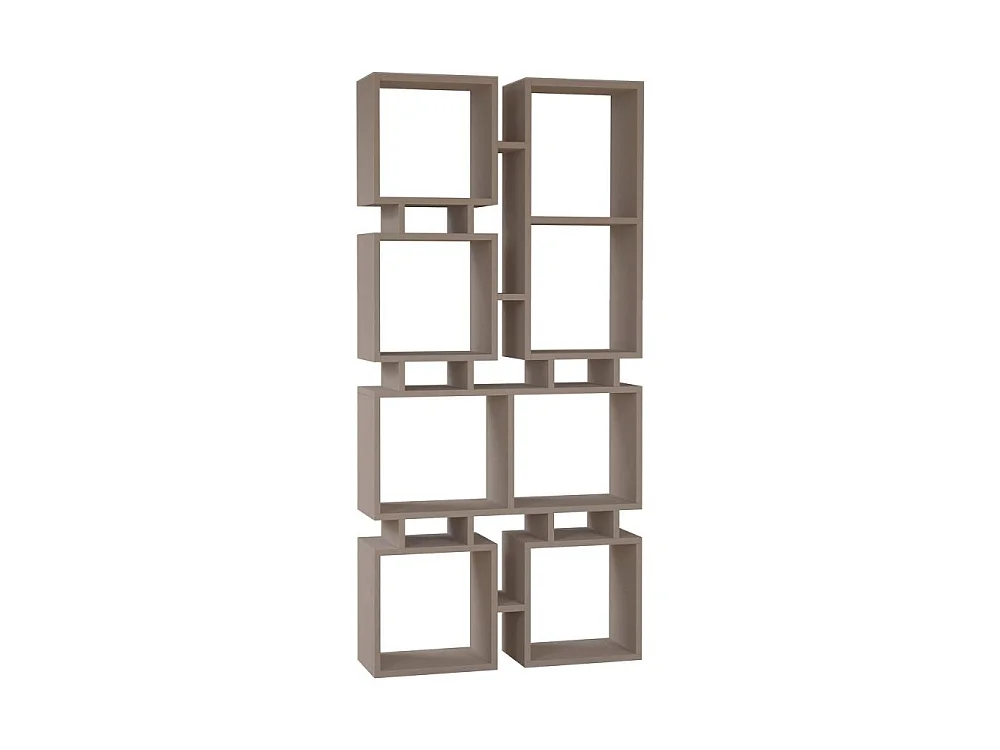 Libreria bifacciale Rail 79x166,5 colore tortora