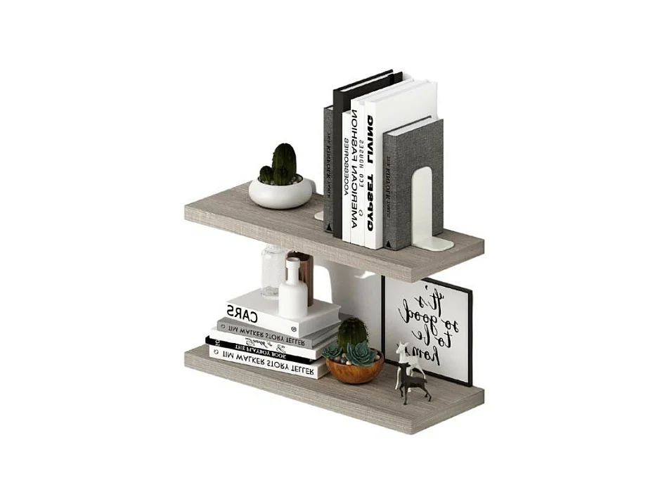 Coppia mensole olmo 90x23x2,2h LAMILMEN90OL