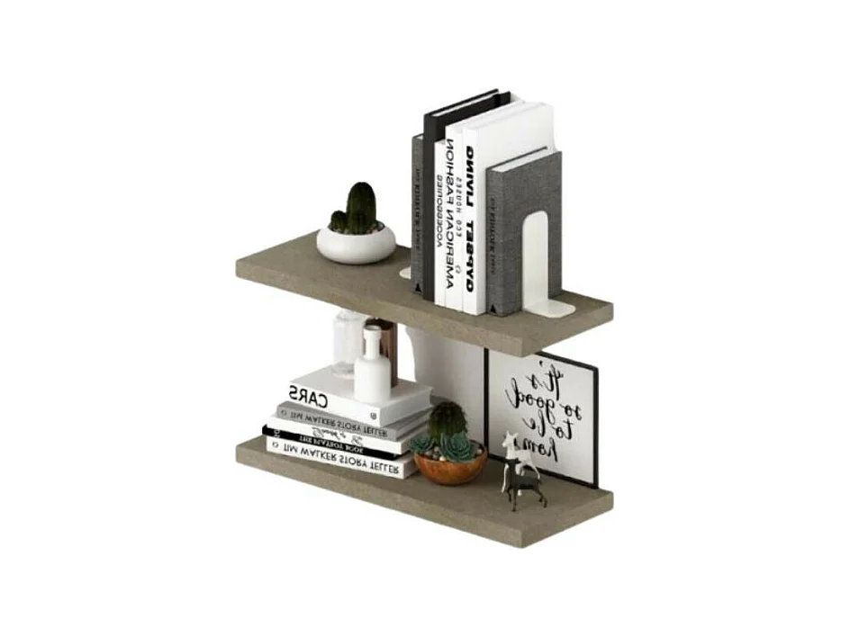 Coppia mensole argilla 60x23x2,2h LAUME60AR