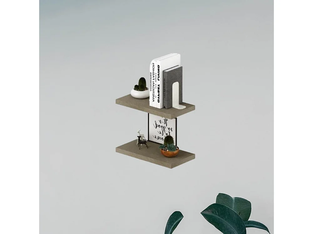 Coppia mensole argilla 45x23x2,2h LAUME45AR