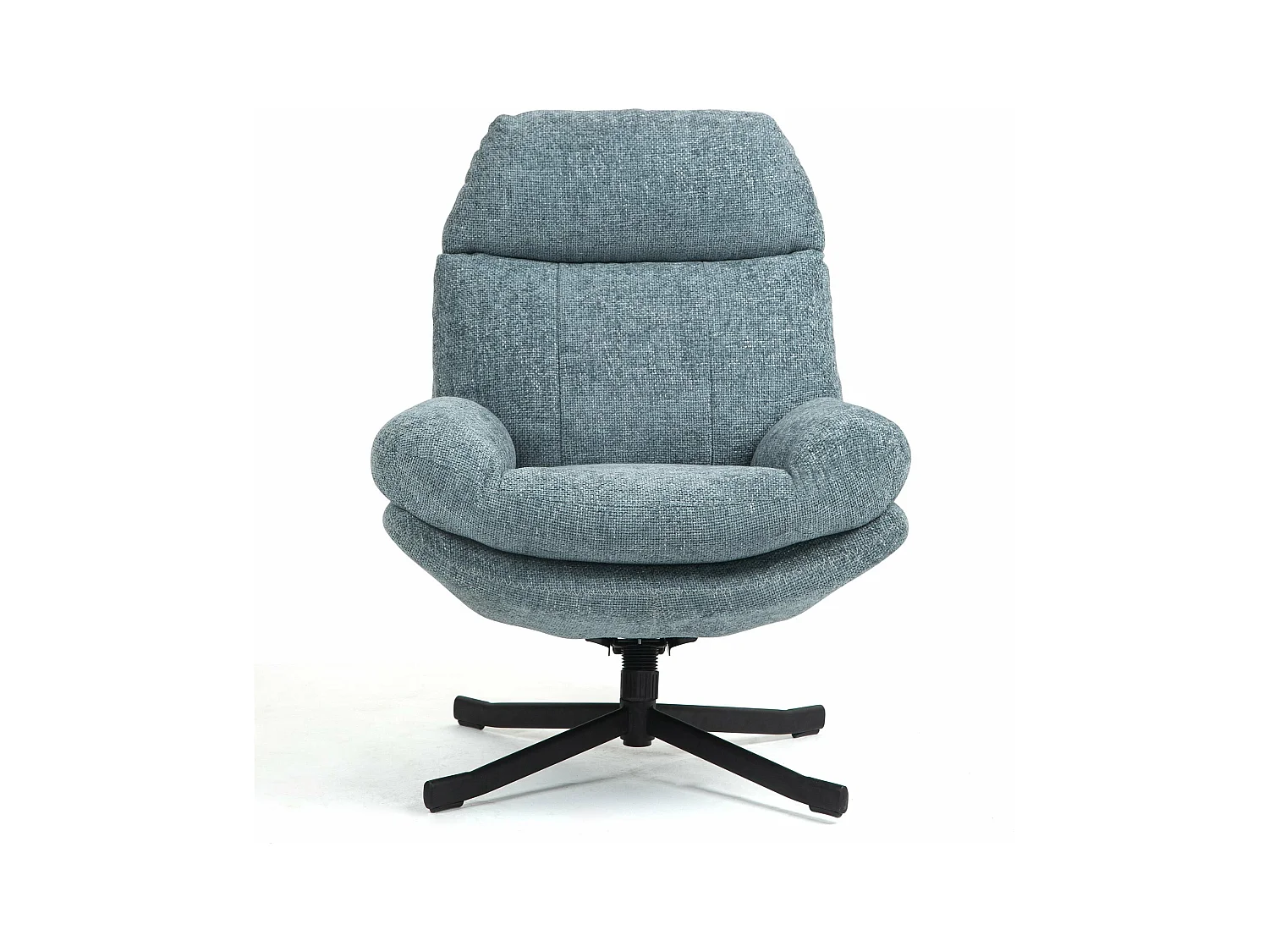 Fauteuil inclinable pivotant bleu clair