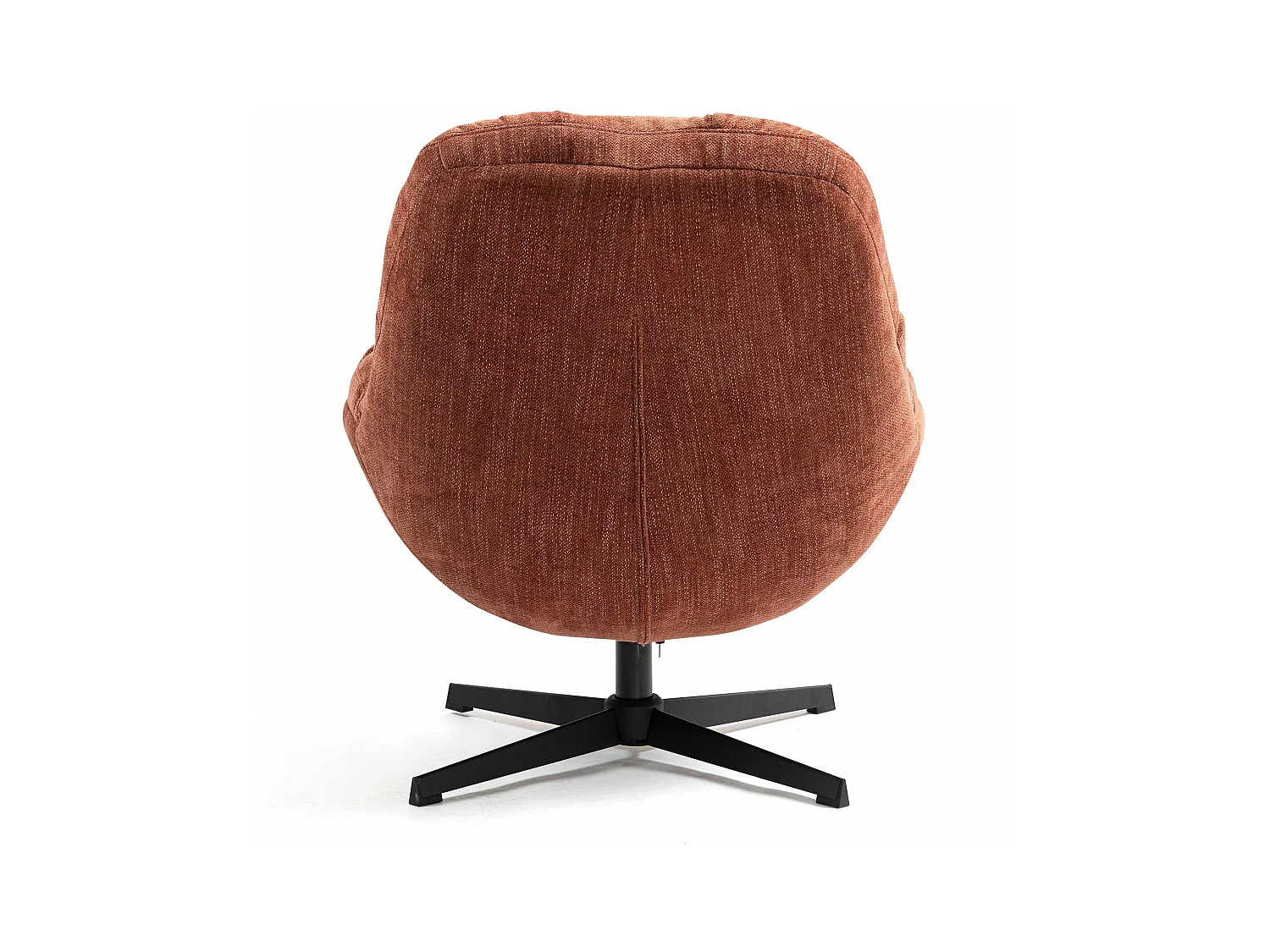 Fauteuil pivotant terracotta MOLTO