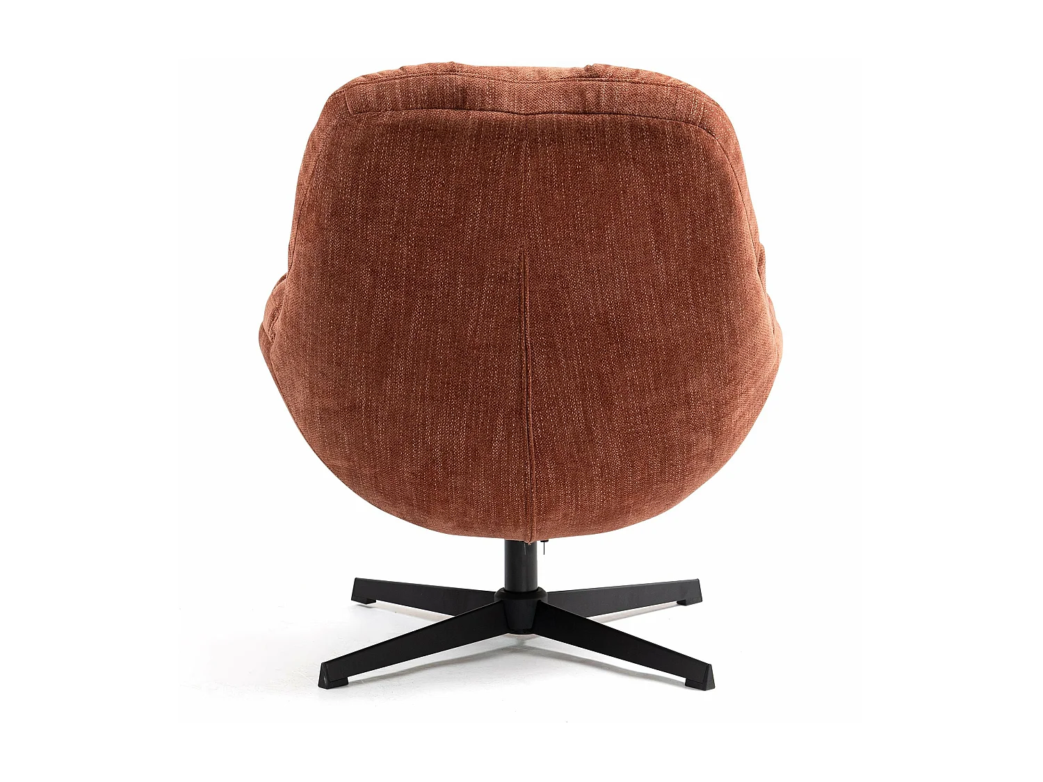 Fauteuil pivotant terracotta MOLTO