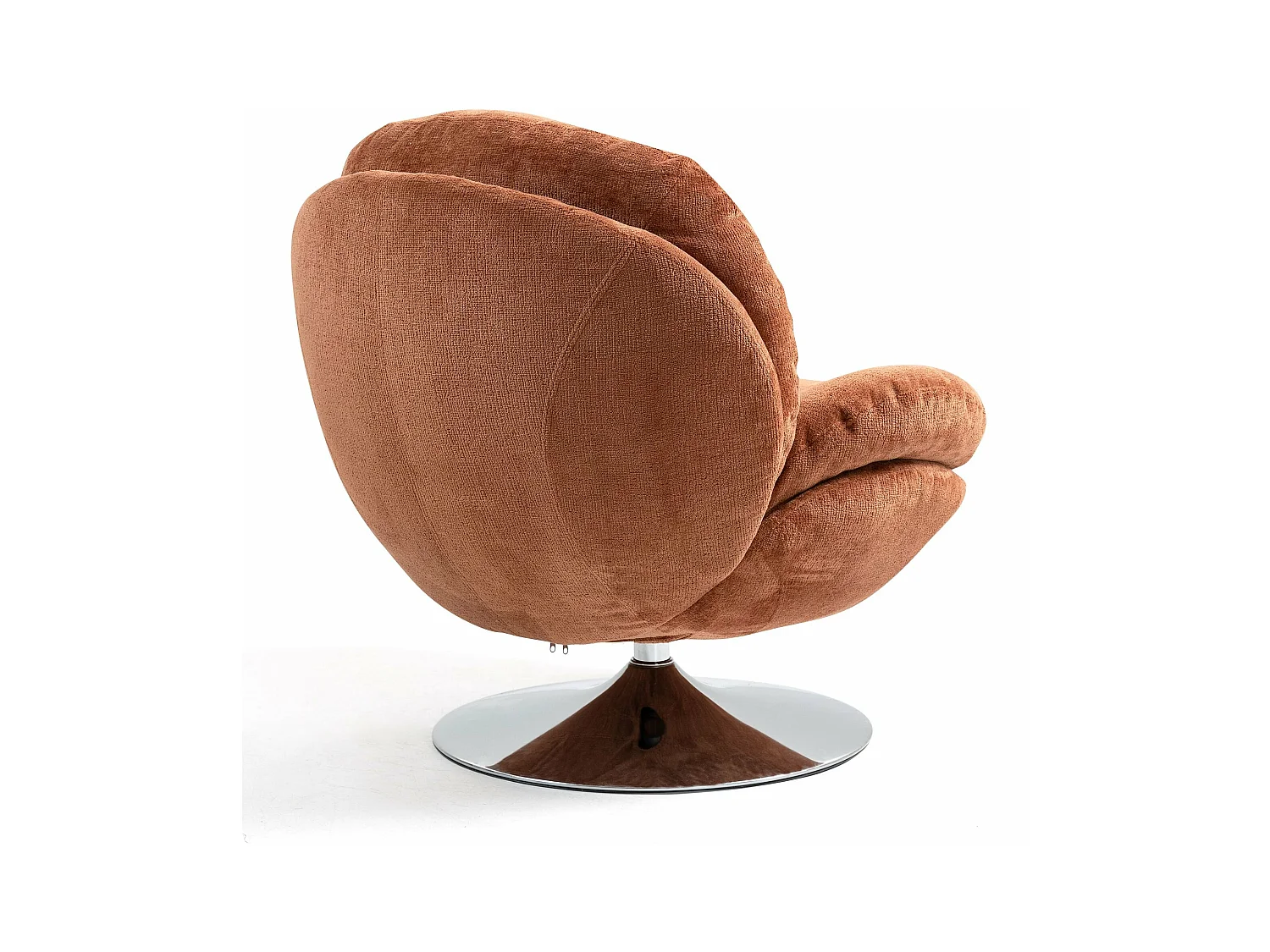 Fauteuil pivotant rouille TOPI