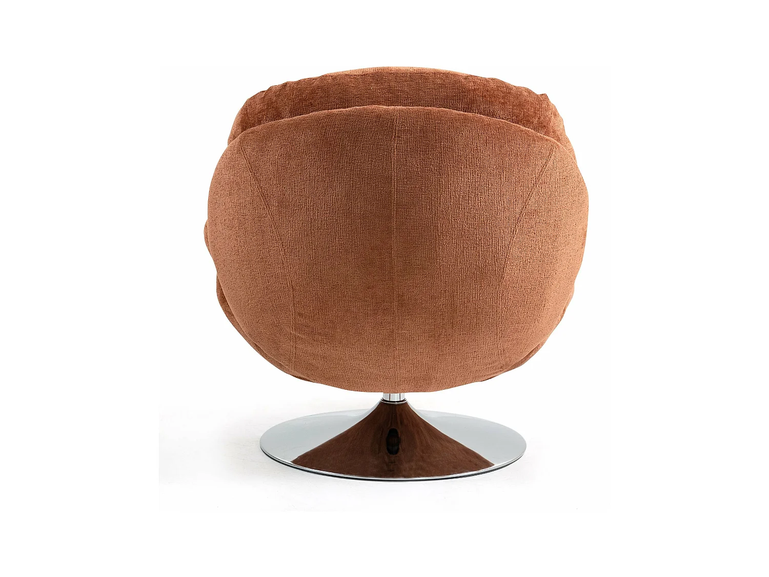 Fauteuil pivotant rouille TOPI