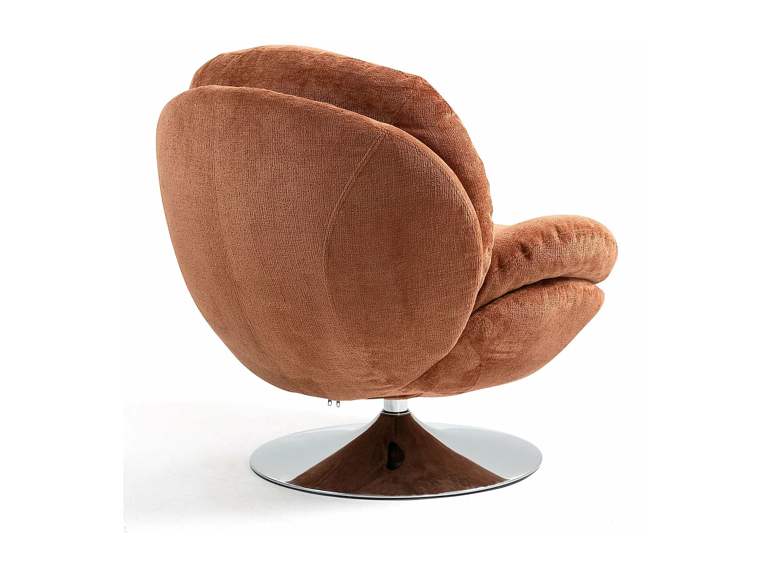 Fauteuil pivotant rouille TOPI