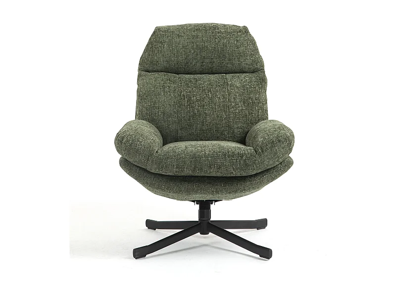 Fauteuil inclinable pivotant vert