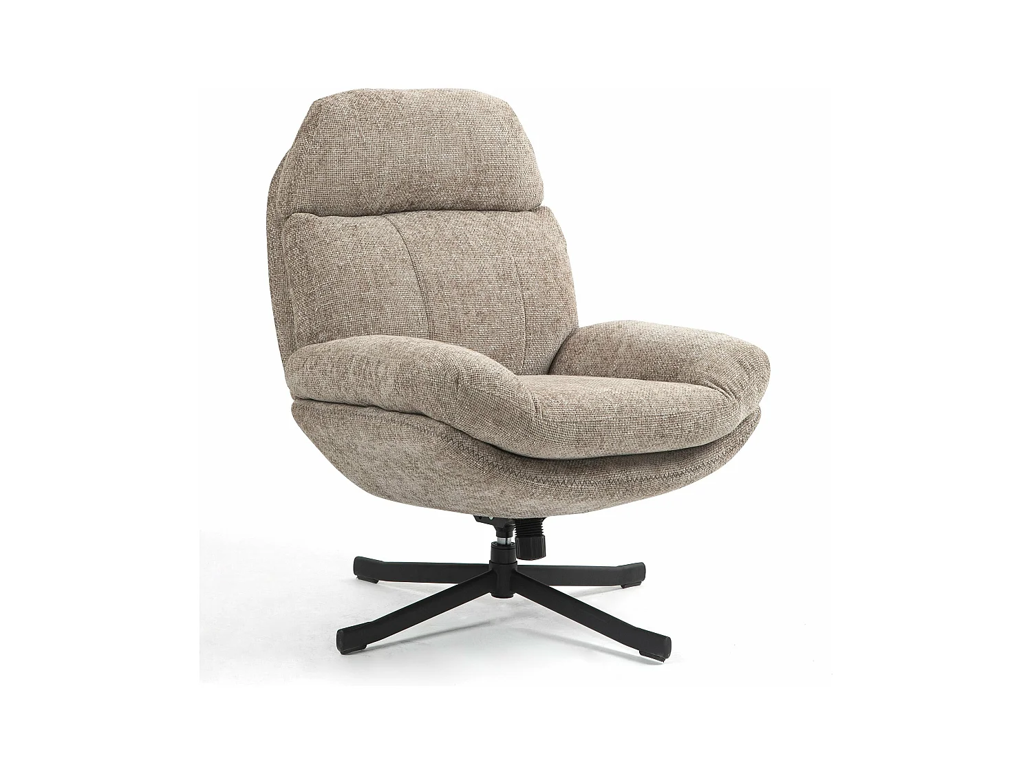 Fauteuil inclinable pivotant sable