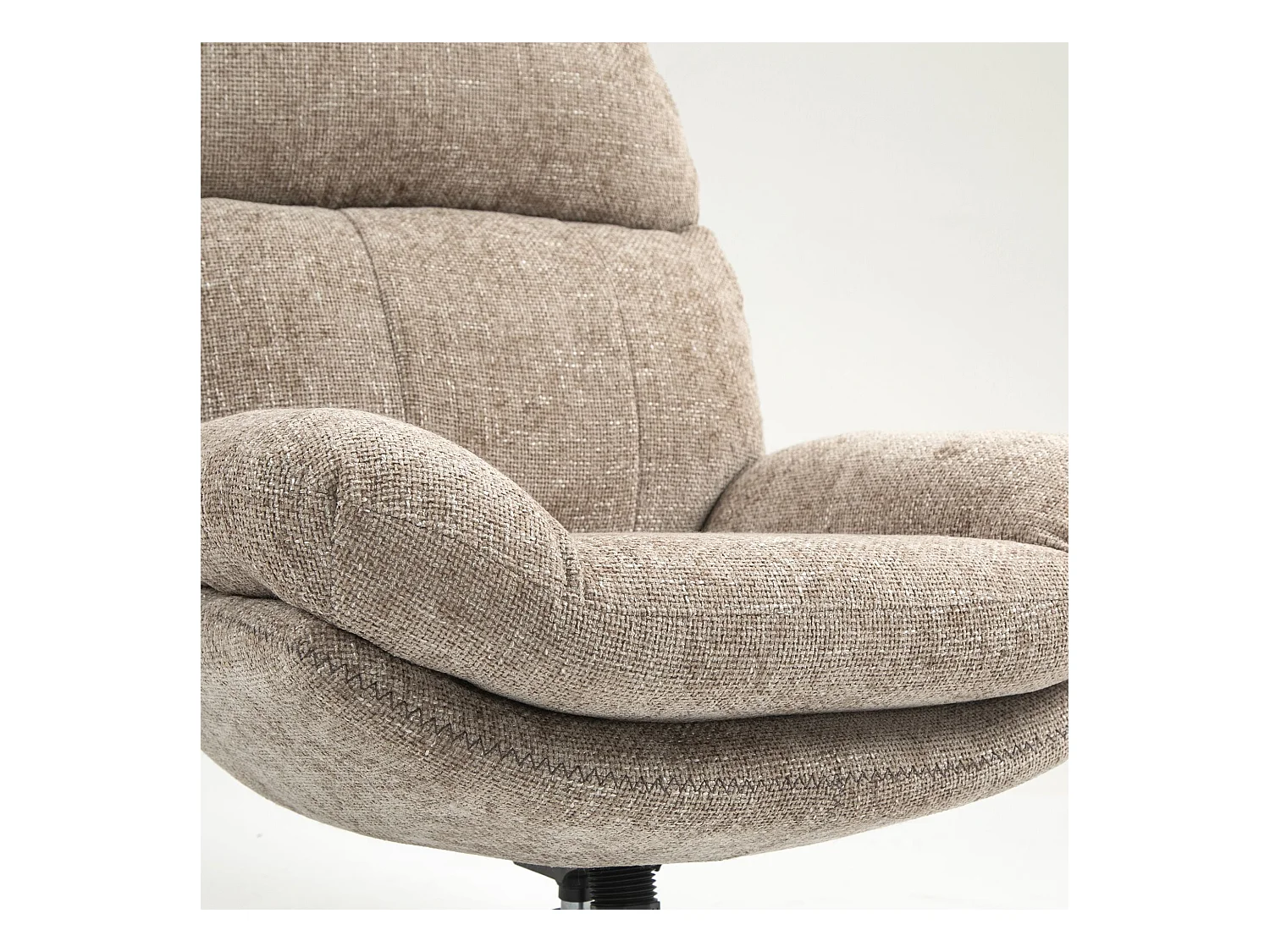 Fauteuil inclinable pivotant sable