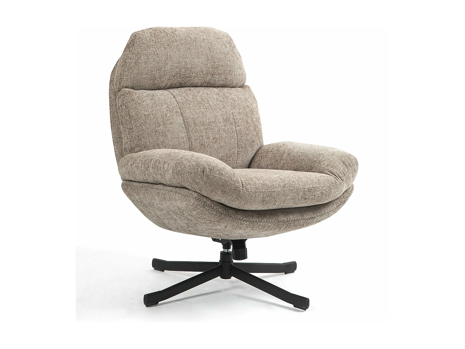 Fauteuil inclinable pivotant sable