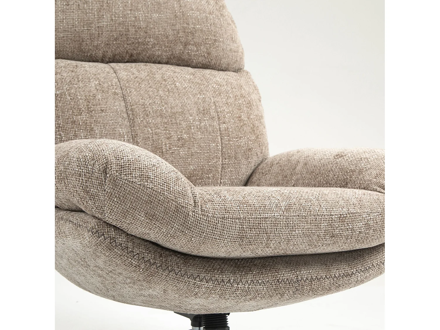 Fauteuil inclinable pivotant sable