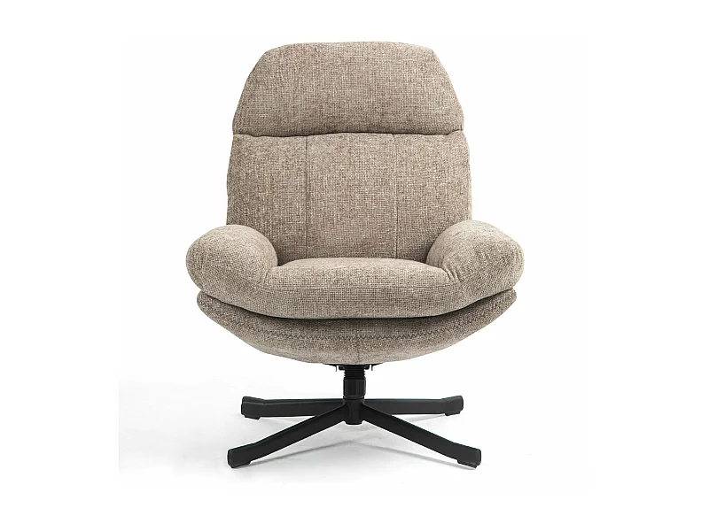 Fauteuil inclinable pivotant sable