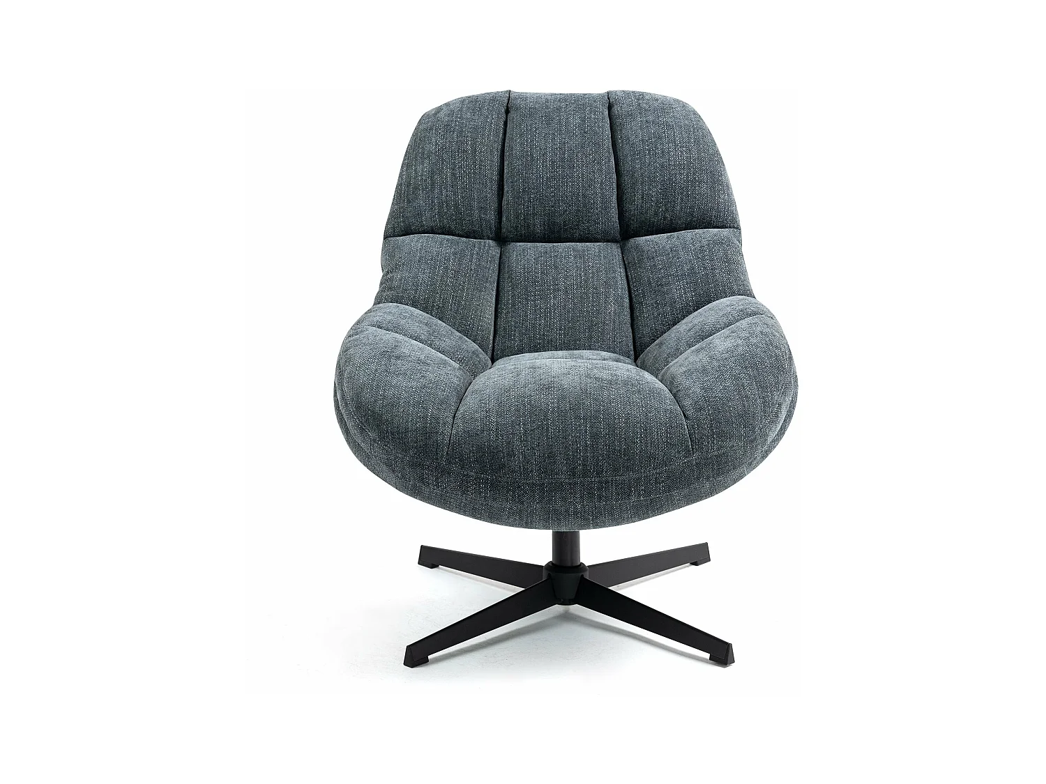 Fauteuil pivotant bleu MOLTO