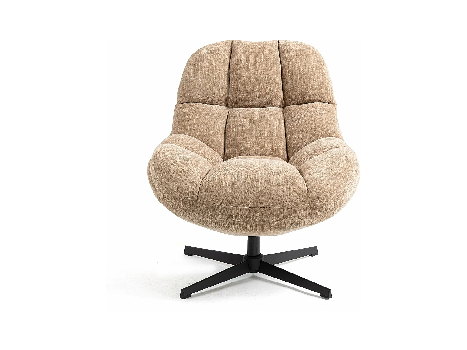 Fauteuil pivotant sable MOLTO