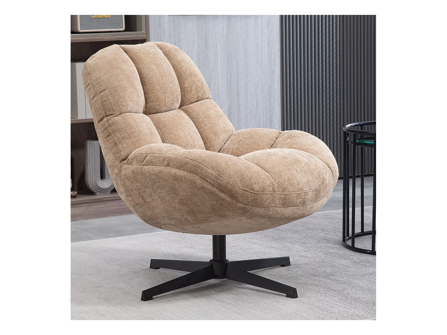 Fauteuil pivotant sable MOLTO