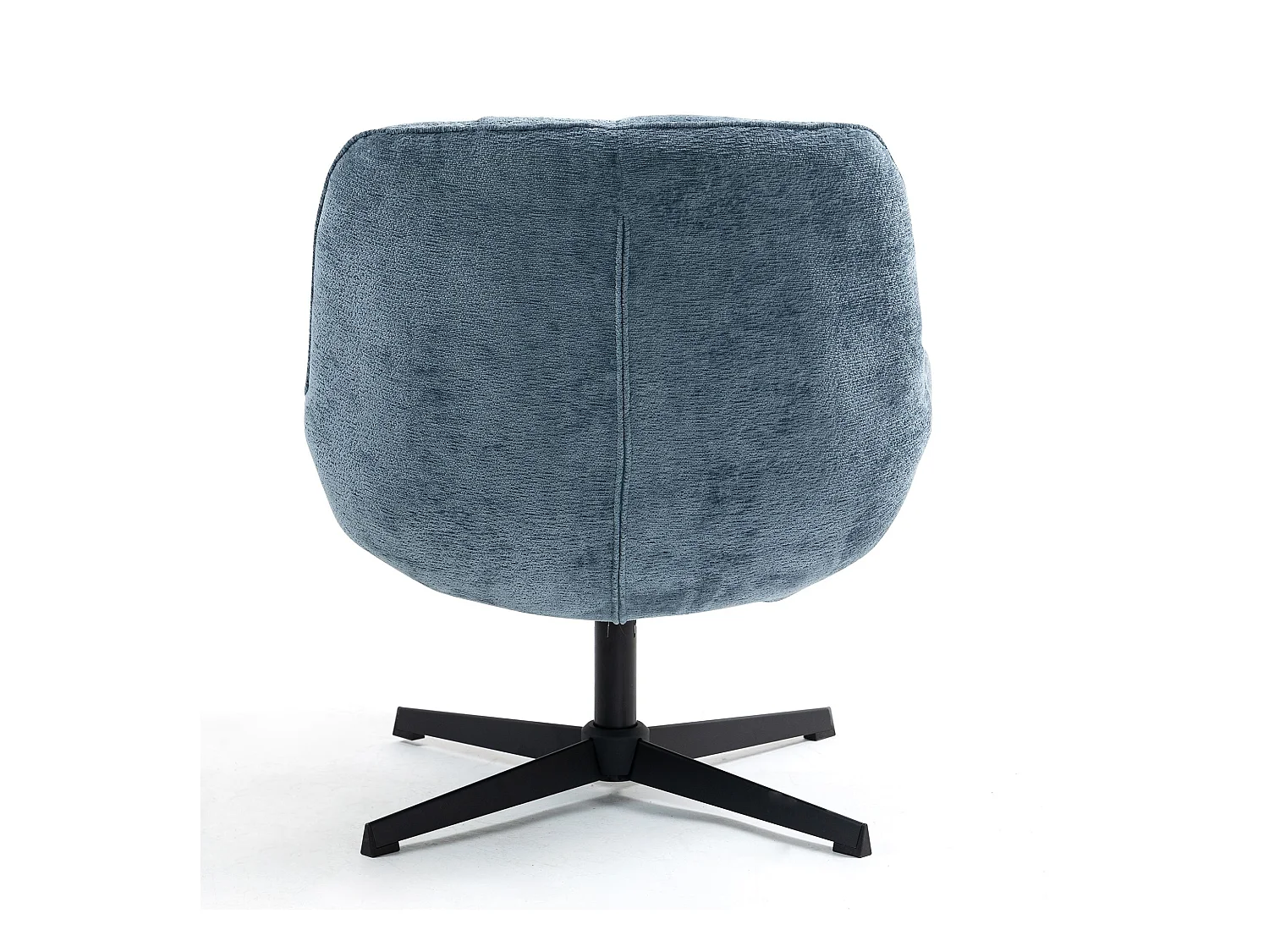 Fauteuil pivotant bleu RENA