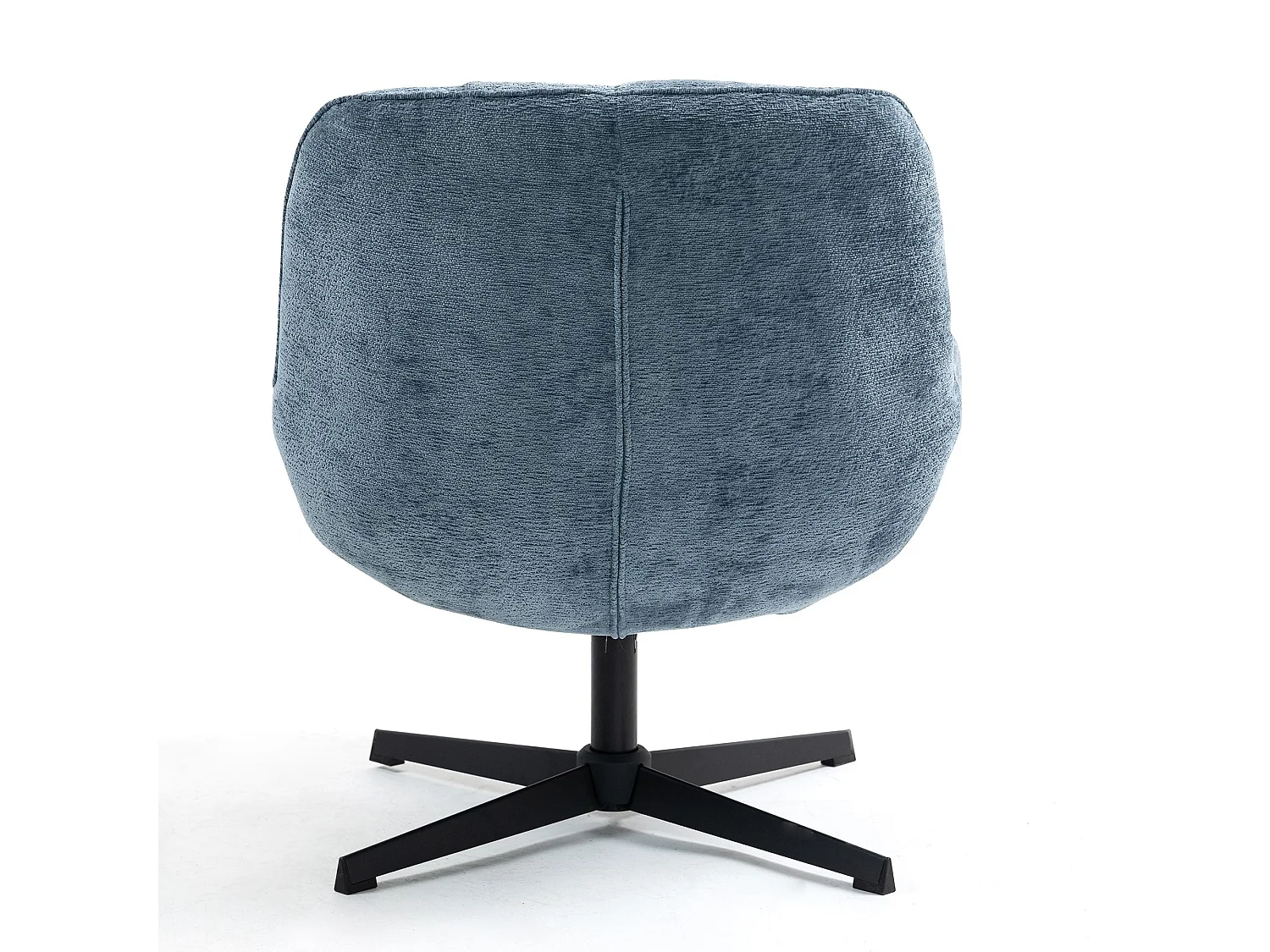 Fauteuil pivotant bleu RENA