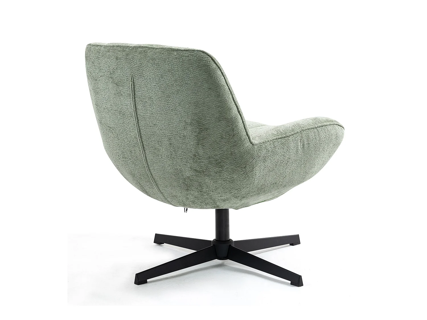 Fauteuil pivotant vert RENA