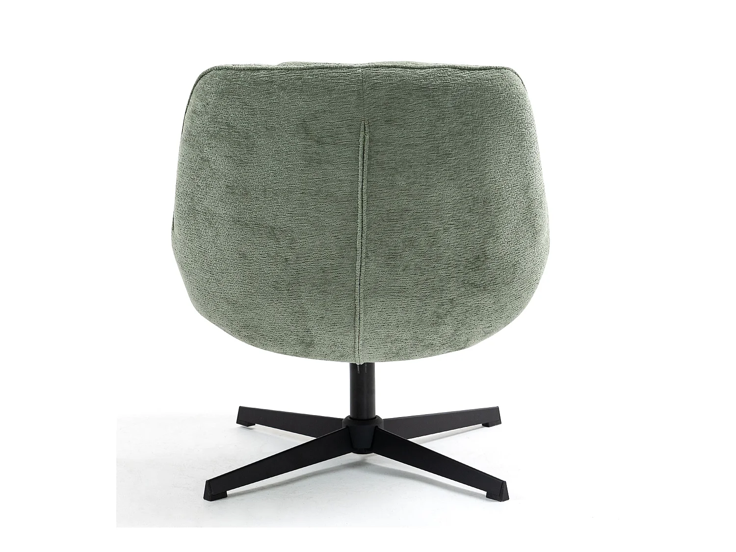 Fauteuil pivotant vert RENA