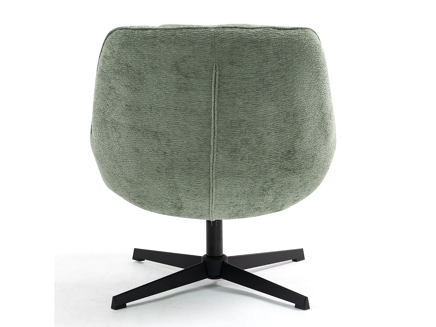 Fauteuil pivotant vert RENA