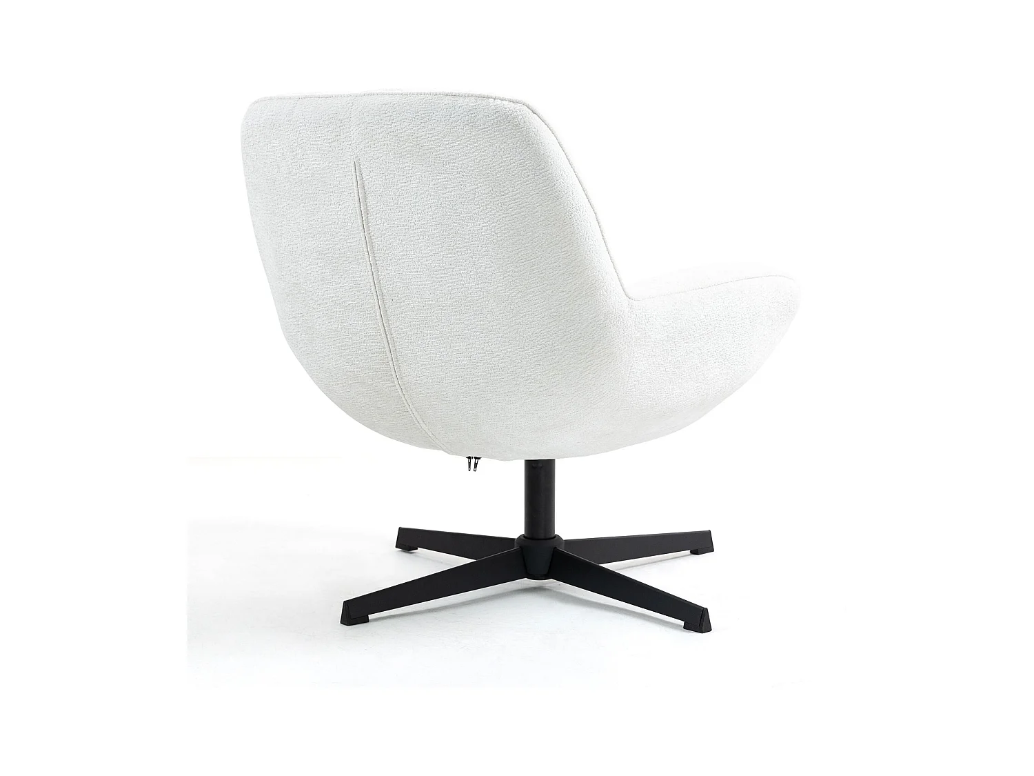 Fauteuil pivotant blanc RENA