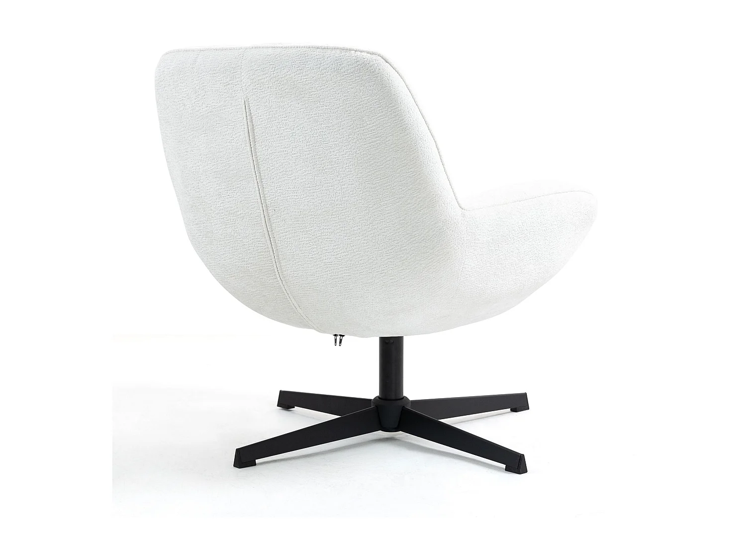 Fauteuil pivotant blanc RENA