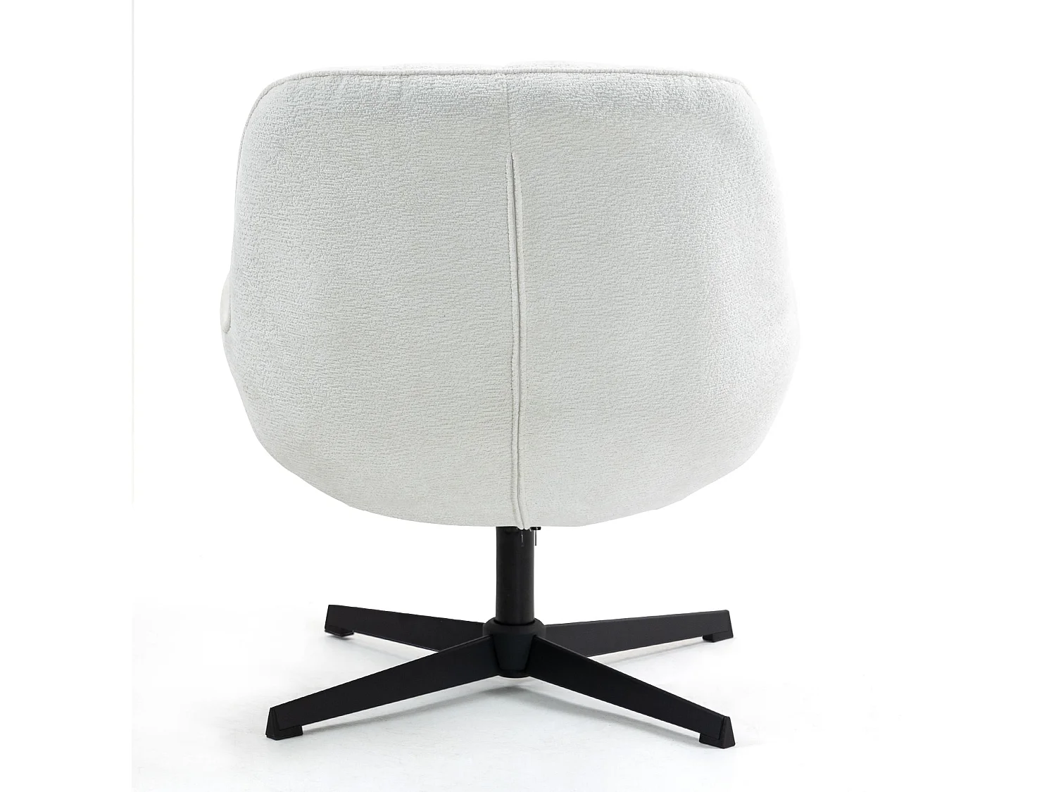 Fauteuil pivotant blanc RENA