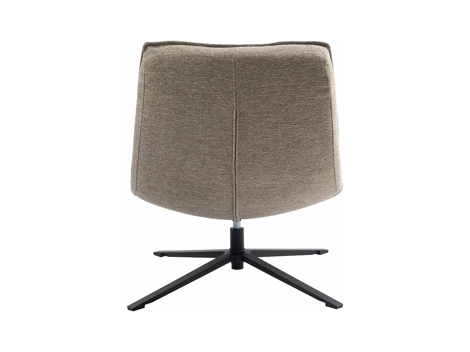 Fauteuil pivotant tissu sable IVAR