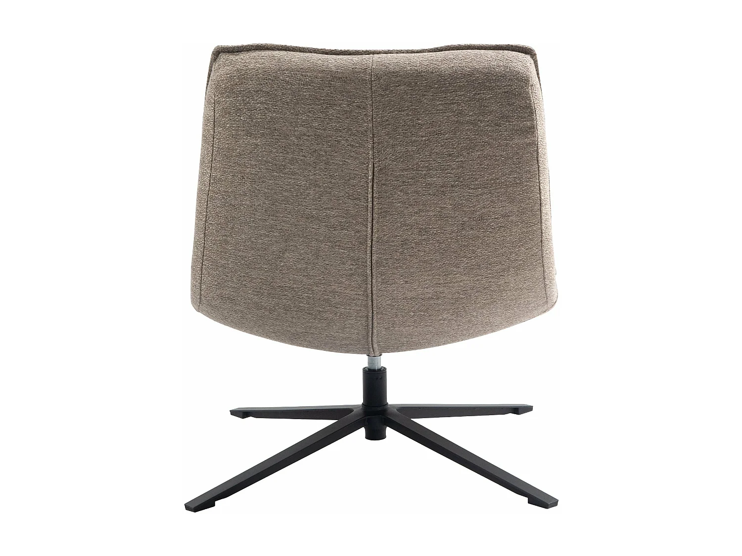 Fauteuil pivotant tissu sable IVAR