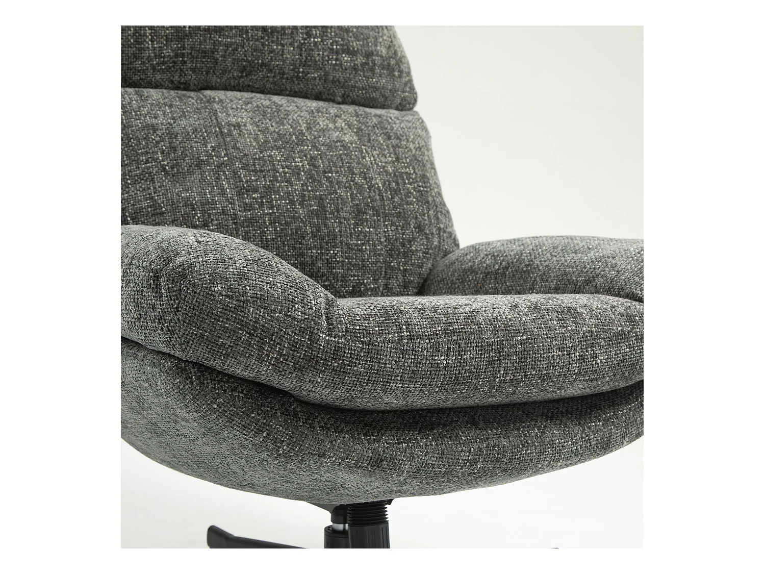 Fauteuil inclinable pivotant gris