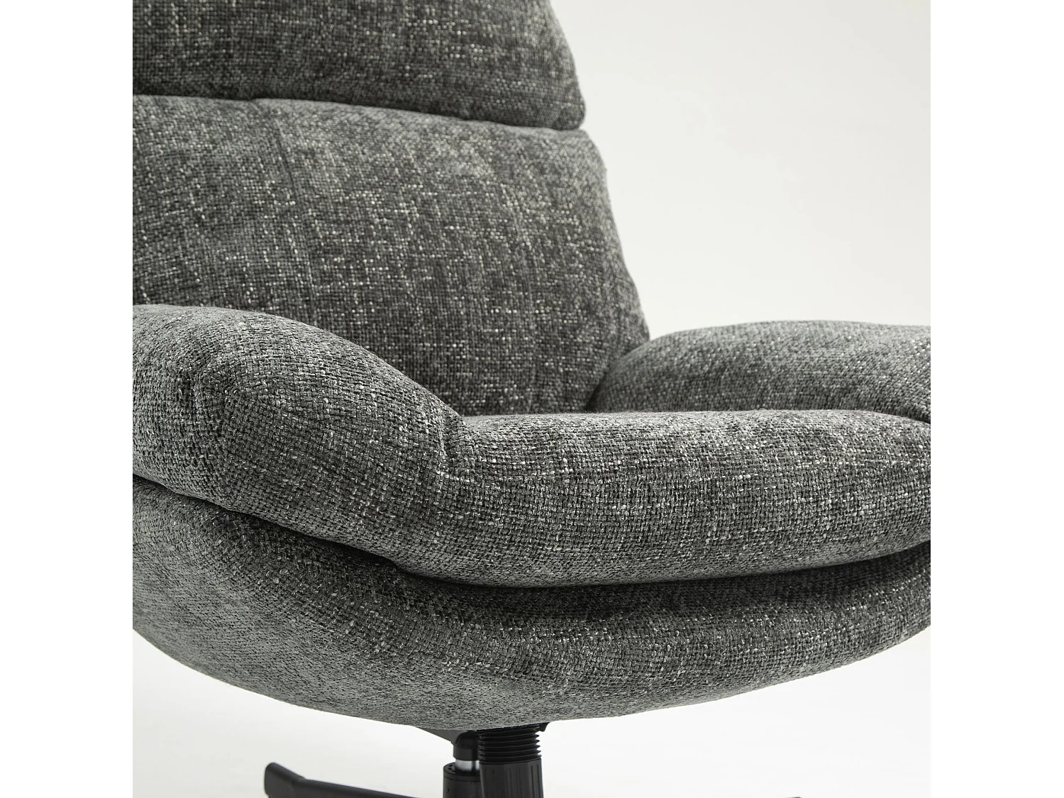 Fauteuil inclinable pivotant gris