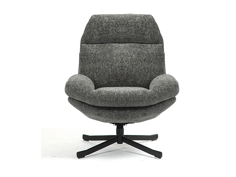 Fauteuil inclinable pivotant gris