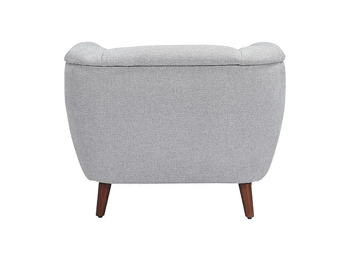 Fauteuil en tissu gris MARLO