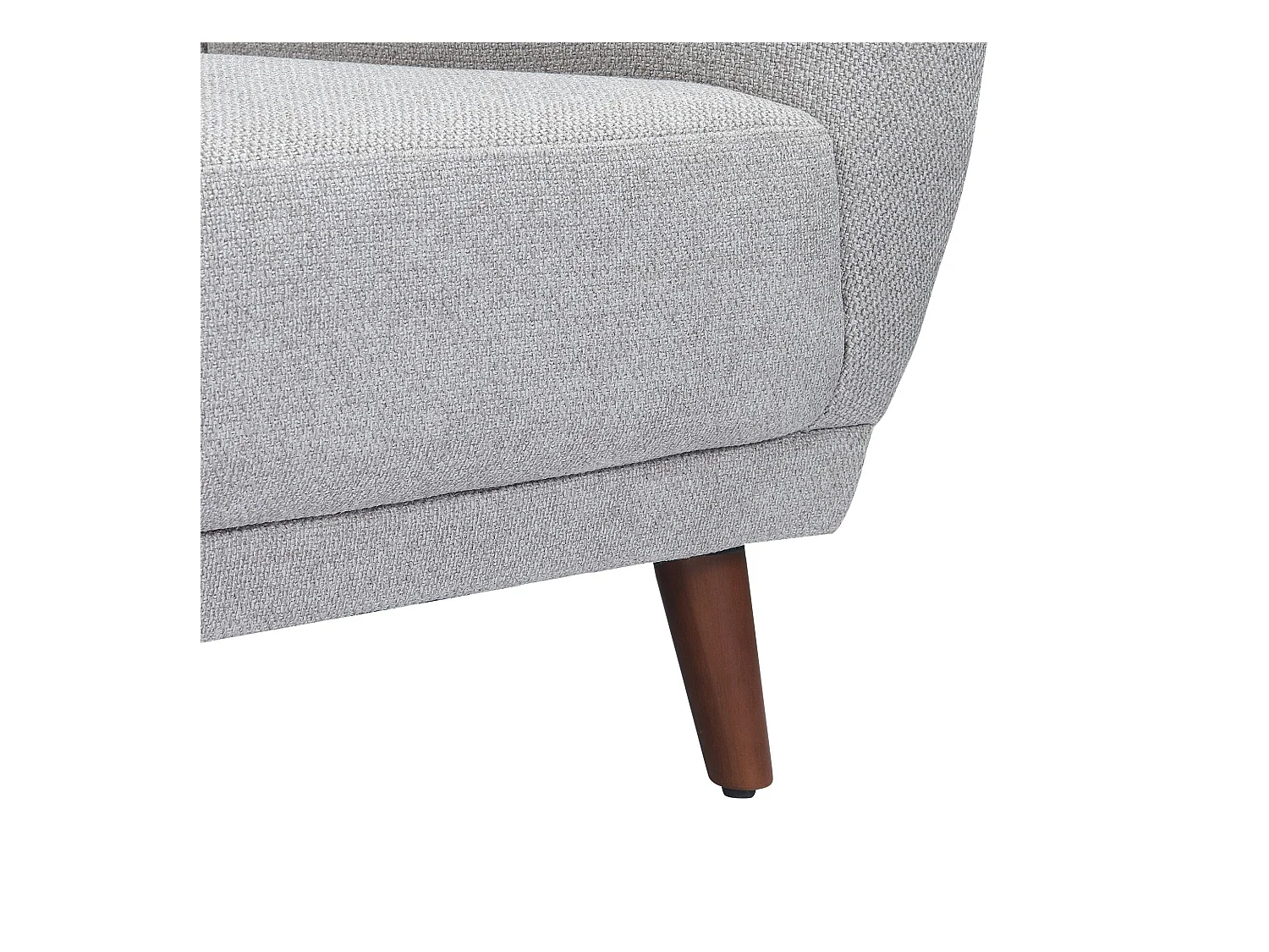 Fauteuil en tissu gris MARLO