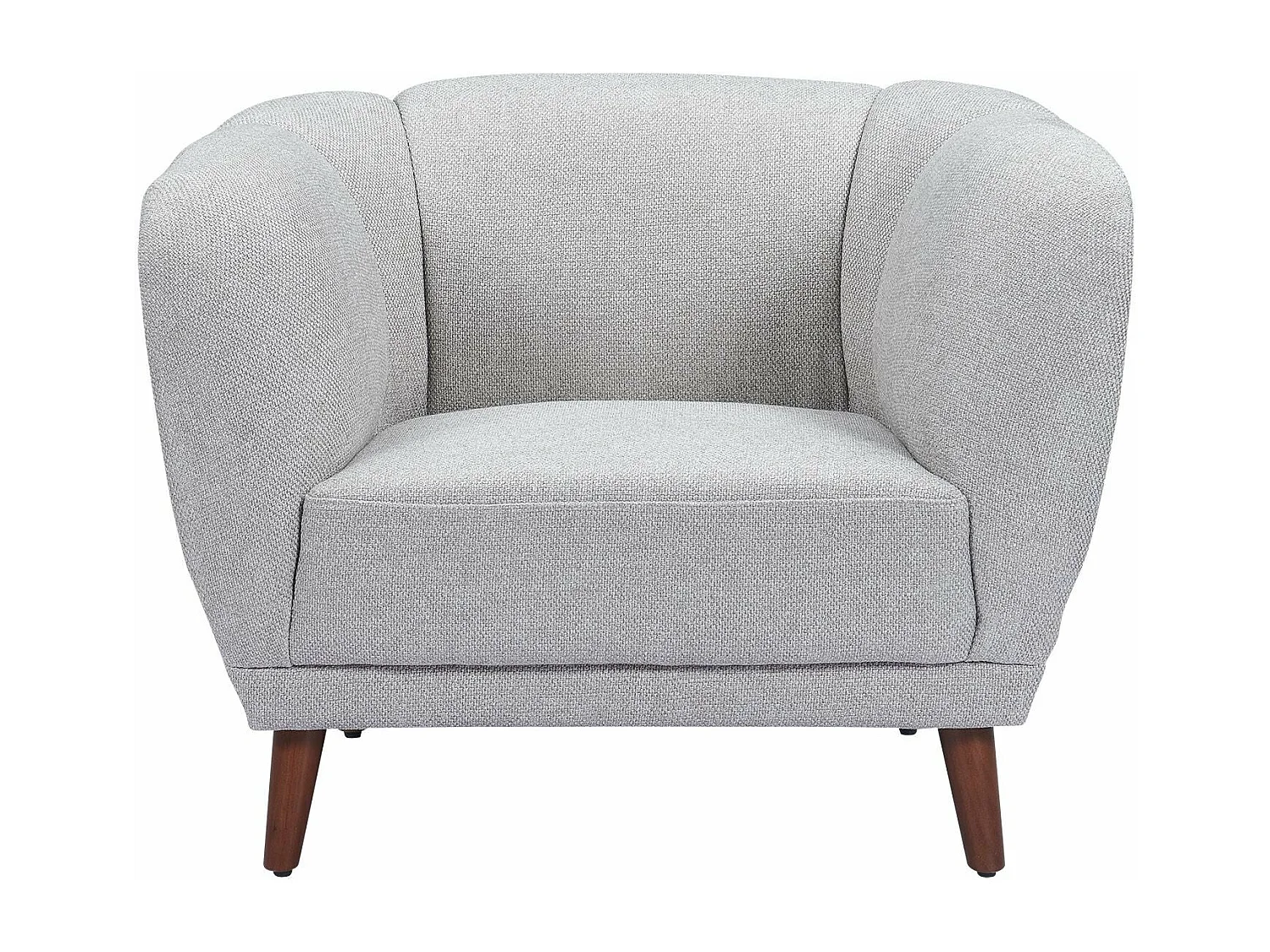 Fauteuil en tissu gris MARLO