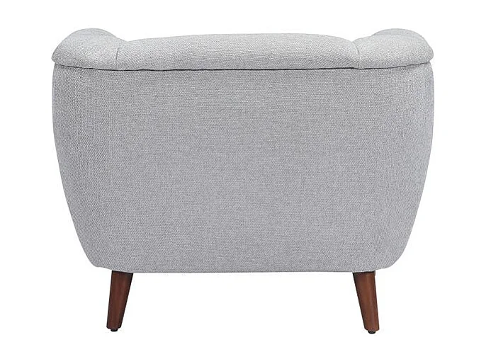 Fauteuil en tissu gris MARLO