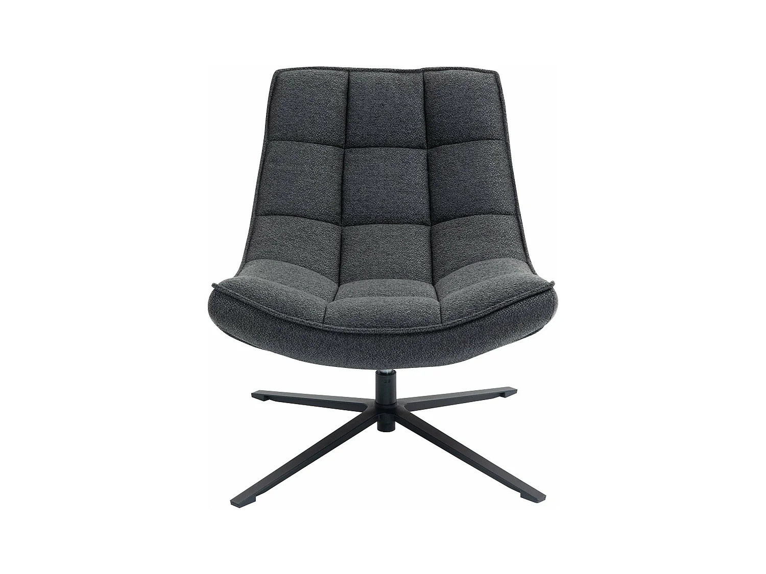 Fauteuil pivotant gris anthracite