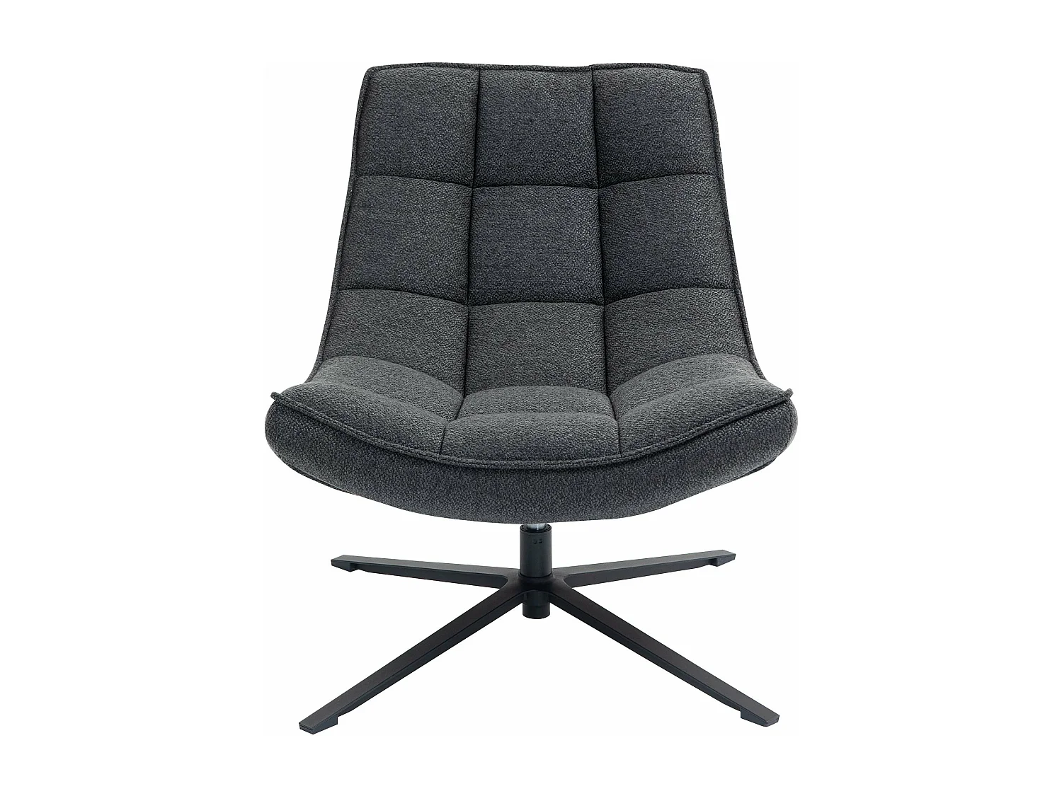 Fauteuil pivotant gris anthracite