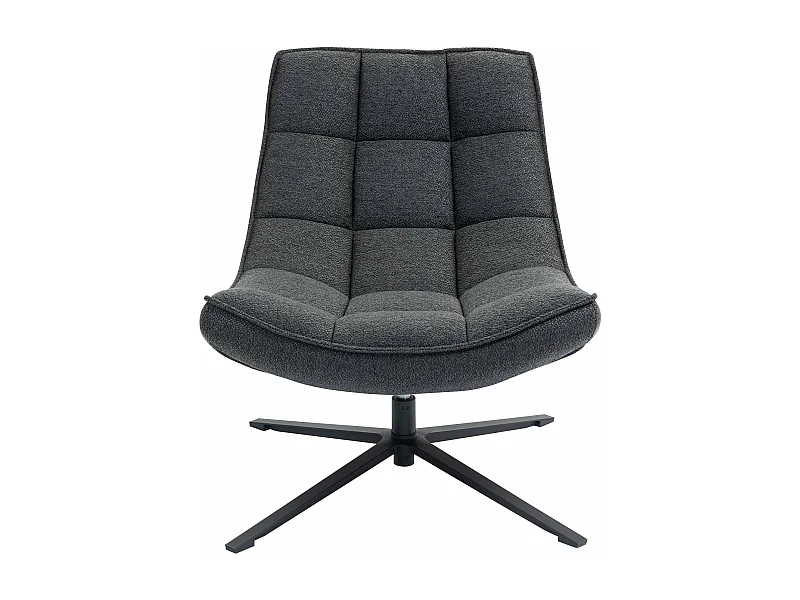 Fauteuil pivotant gris anthracite