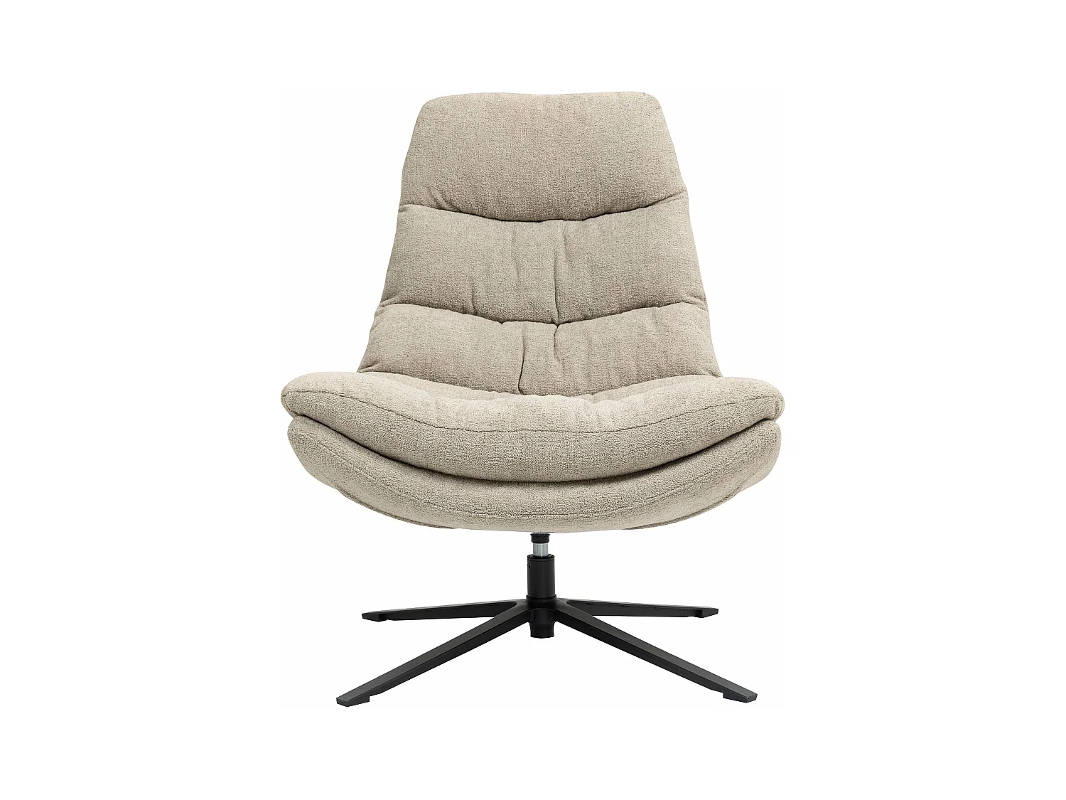 Fauteuil pivotant sable COSTA