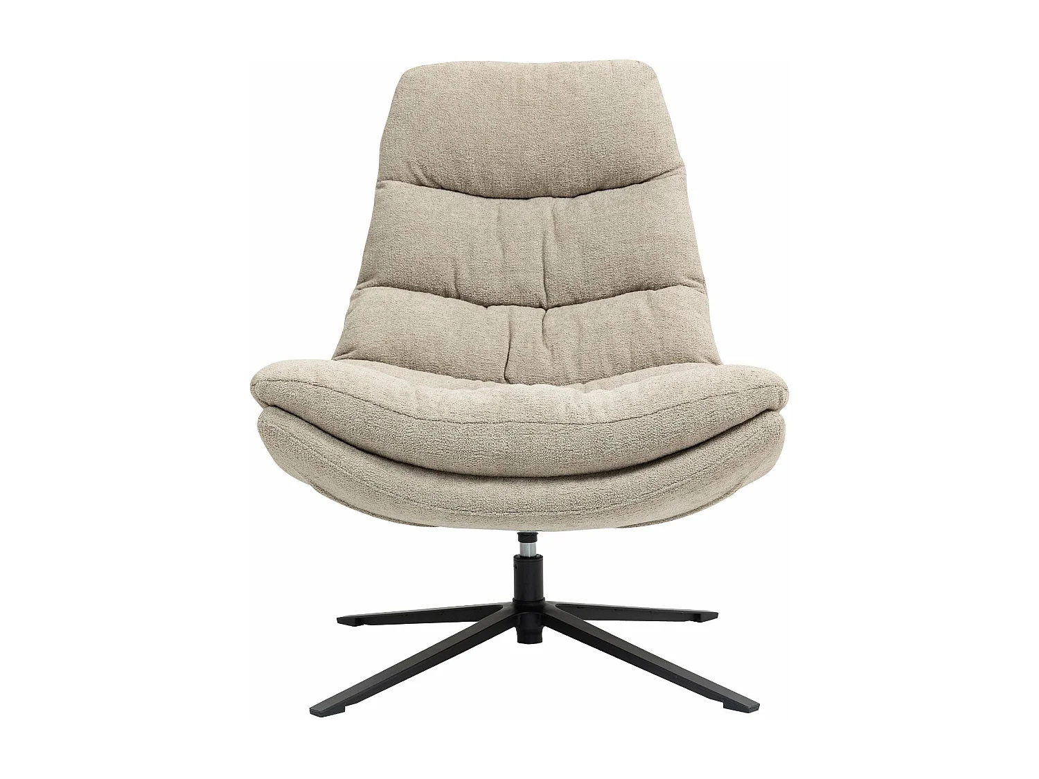 Fauteuil pivotant sable COSTA