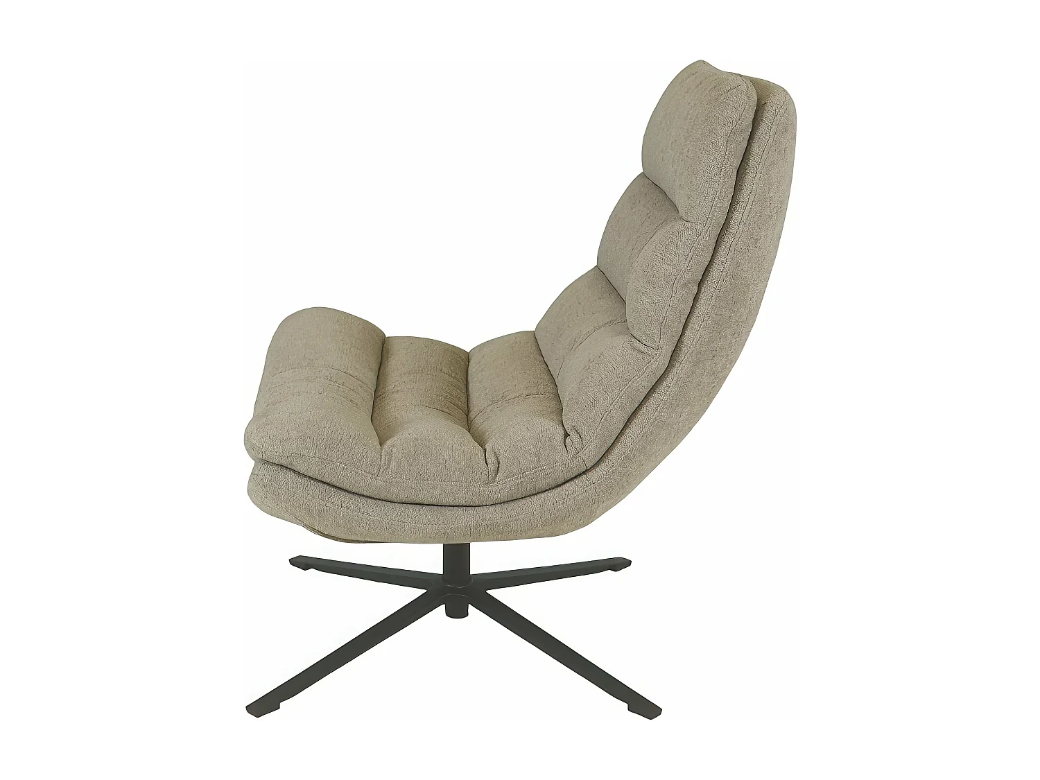 Fauteuil pivotant sable COSTA