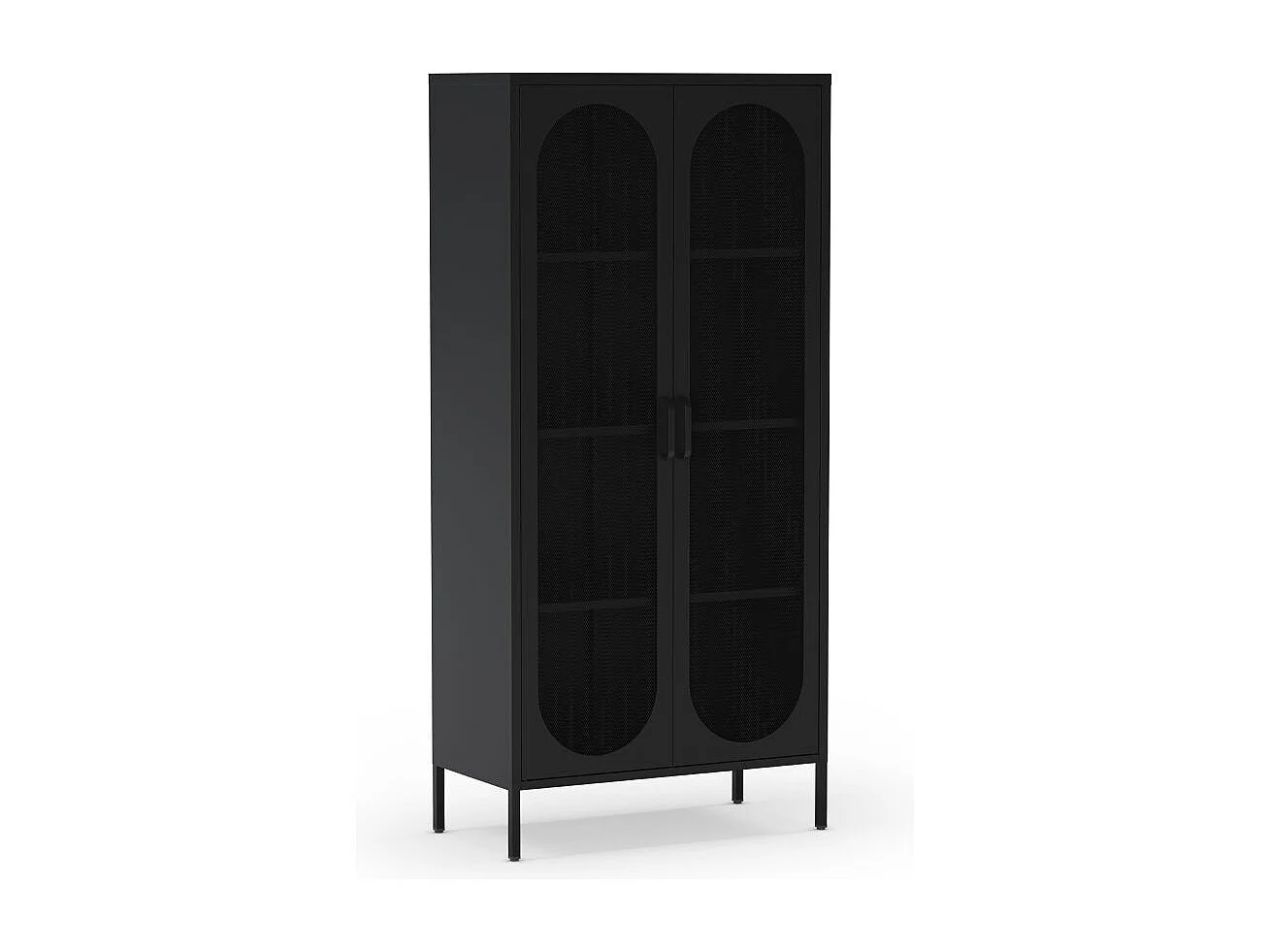 Kast Diora - 80x40x170cm - Zwart