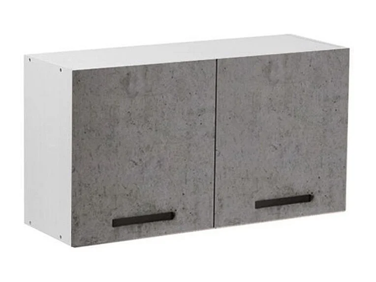 Mobile sopracappa doppia anta 90 cm colore cemento