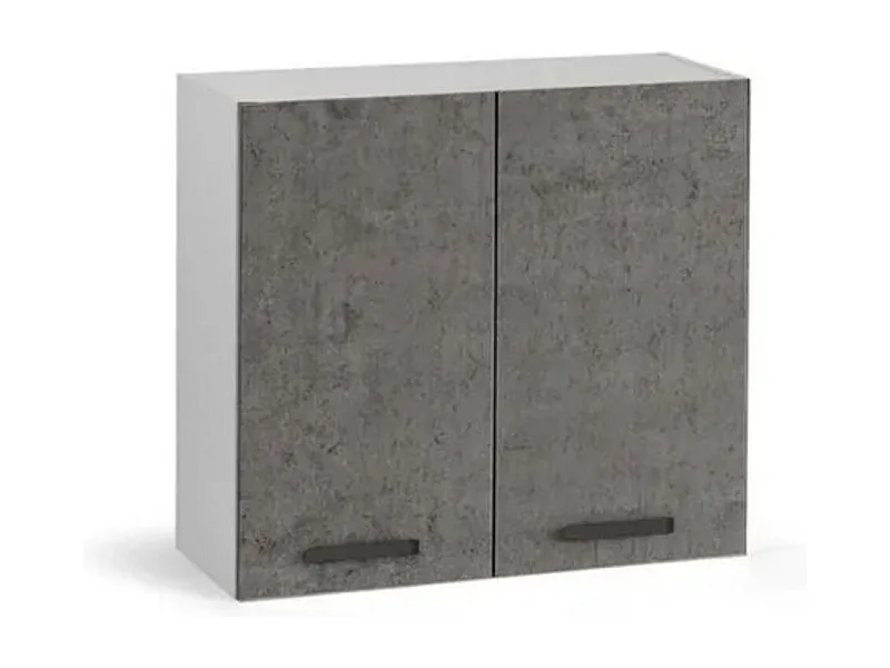 Pensile cucina doppia anta 80x32x72H colore cemento